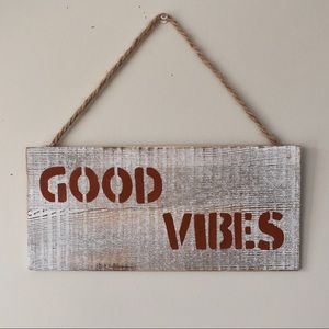 Good Vibes - Wooden Home Decor